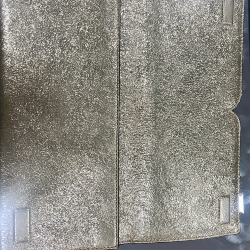 TB metallic champagne color clutch in mint condition. Like new! Stylish!! - Picture 2 of 4